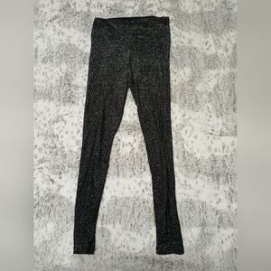 No Boundaries Glittery Black Leggings